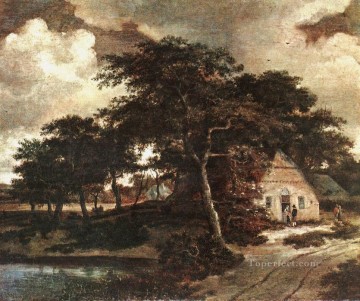 マインデルト・ホッベマ Painting - 小屋のある風景マインダート・ホッベマ